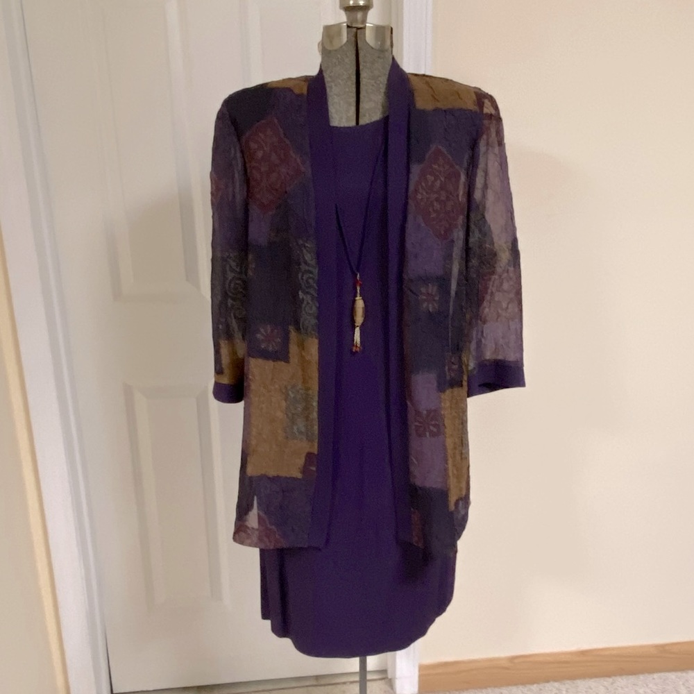 Richards Petite Dress w/coverup